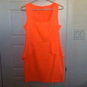 Orange summer dress